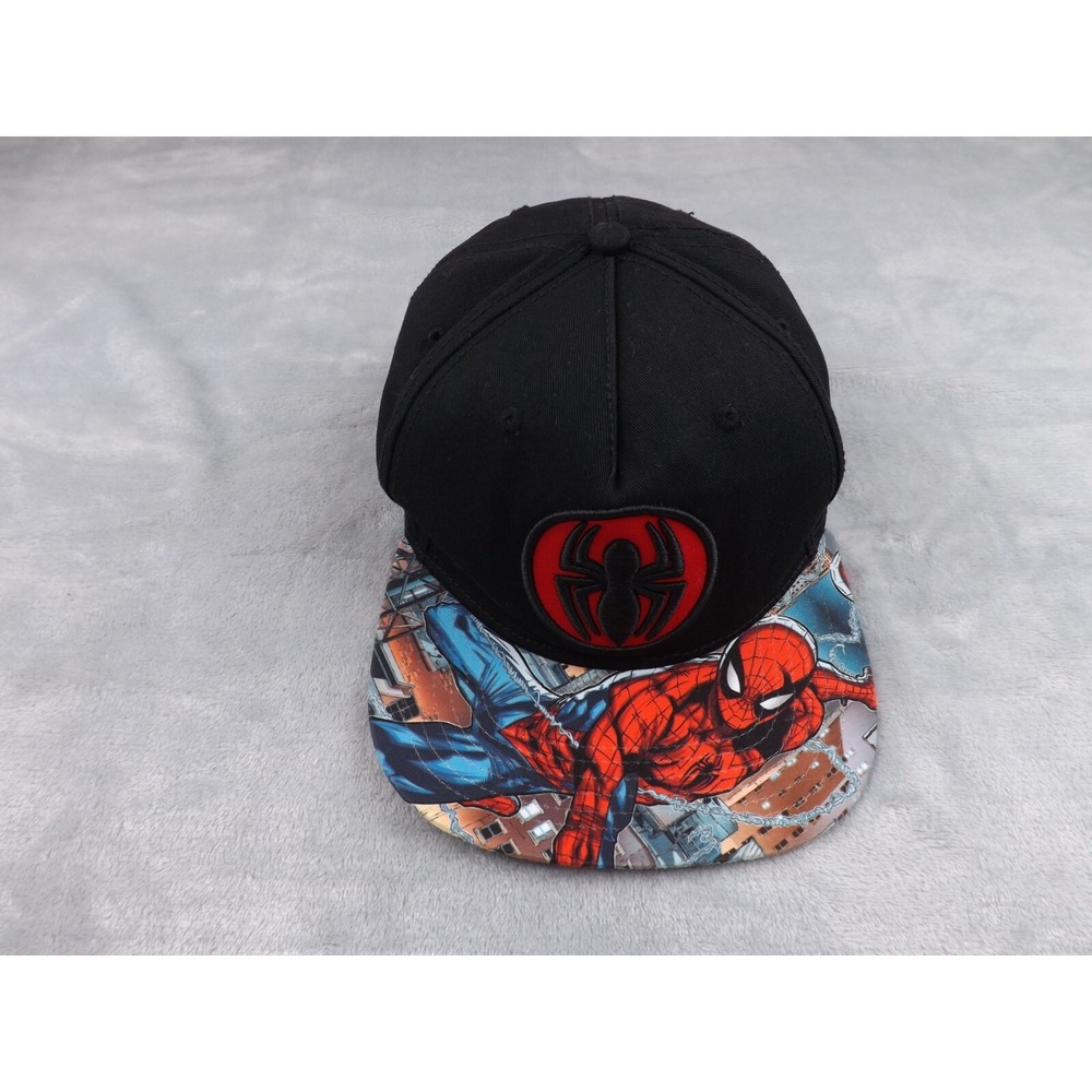 Spiderman Marvel Cap/Hat Graphic‎ Multicolor Snapback One Size Fits Most Spider